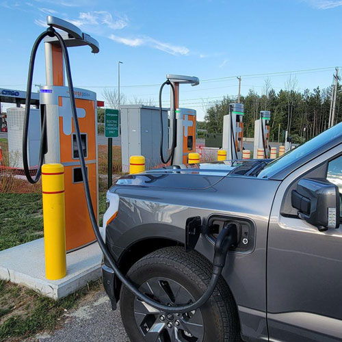 Express Plus Charging electric vehicle