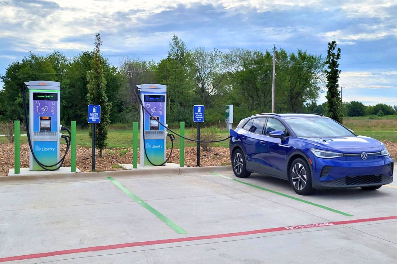 Liberty Utilities worked with LilyPad EV to install Level 3 DC Fast Chargers